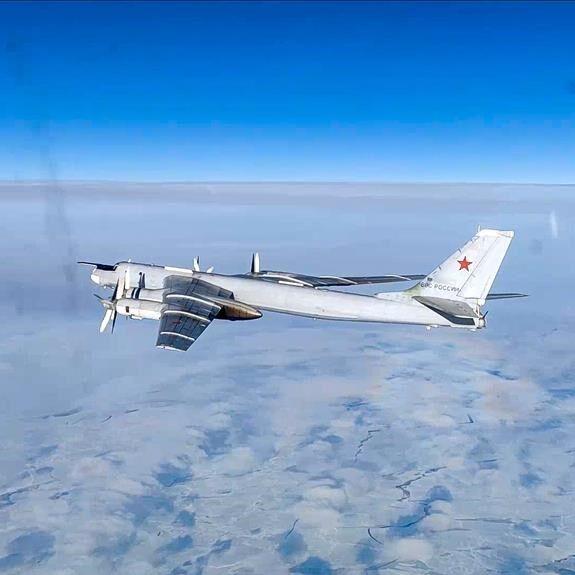 Russian bomber intercepted near Alaska as search continues for downed 'objects'